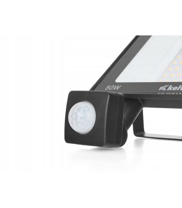 NAŚWIETLACZ LED 100W SMD LAMPA BIAŁA ZIMNA 6500K ENERGOOSZCZĘDNY CZUJNIK