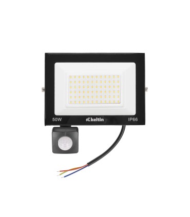 NAŚWIETLACZ LED 100W SMD LAMPA BIAŁA ZIMNA 6500K ENERGOOSZCZĘDNY CZUJNIK