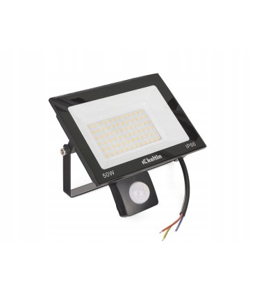 NAŚWIETLACZ LED 100W SMD LAMPA BIAŁA ZIMNA 6500K ENERGOOSZCZĘDNY CZUJNIK