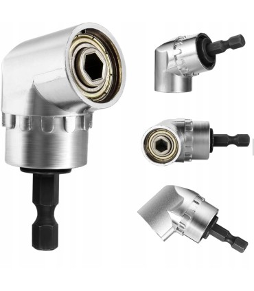ADAPTER KĄTOWY NA WKRĘTARKĘ HEX 1/4"