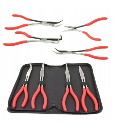 SZCZYPCE DŁUGIE PROSTE WYGIĘTE ZESTAW 4 SZTUKI ODGIĘTE WYDŁUŻONE KOMPLET