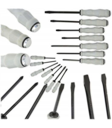 Wkrętaki ślusar.CRV 7el.GEKO/op.folia/