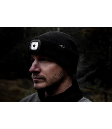 CZAPKA Z LATARKĄ NEO