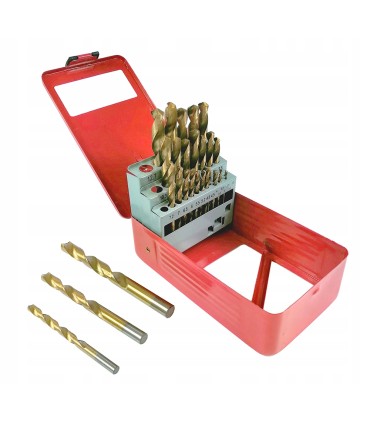 WIERTŁA DO METALU TYTANOWANE 29SZT (1.5-12.7MM)