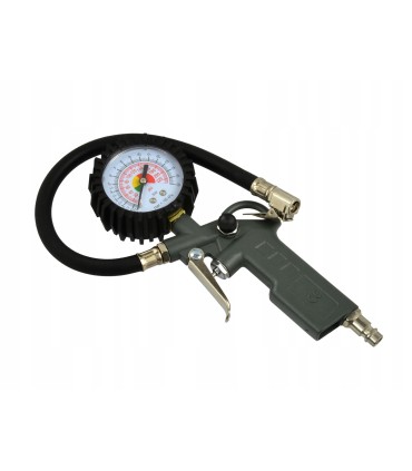 PISTOLET DO POMPOWANIA Z DUŻYM MANOMETREM