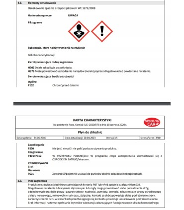 PŁYN DO CHŁODNIC SPEEDCAR -35C 5L RÓŻOWY