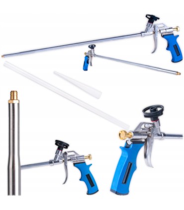 Pistolet do pianki montażowej długi z lancą 50cm