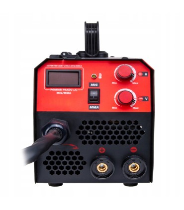 Spawarka inwertorowa LCD MIG/MAG-FLUX MMA 200A