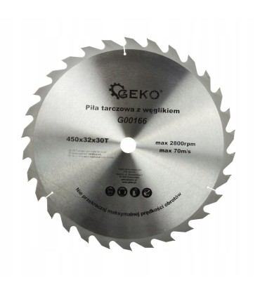 Tarcza do drewna 450x32x30T