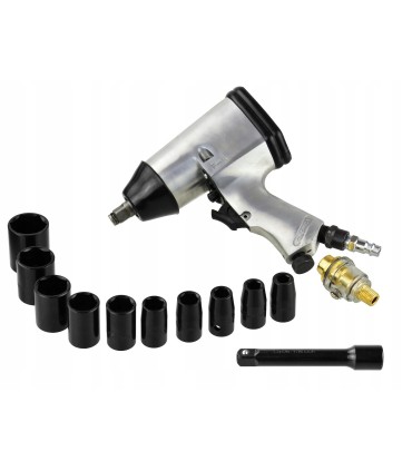 Klucz pneumatyczny 1/2 + nasadki typ hobby 