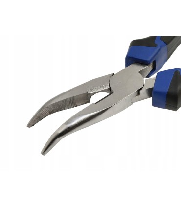 Szczypce wydłużone wygięte 160mm PREMIUM
