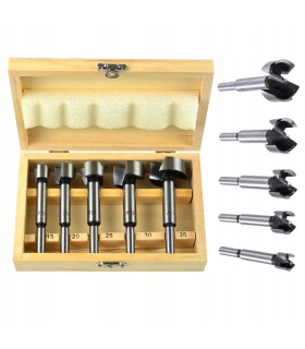 Kpl.frezów do drewna 15-35mm 5el COK