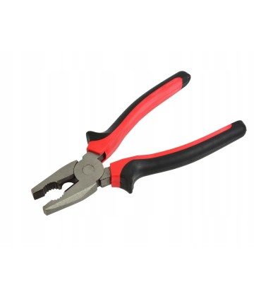 Kombinerki niklowane 200mm(r.czerwono-czarne)