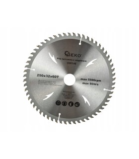 Tarcza do drewna 250x32x60T + Redukcje