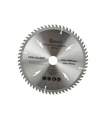 Tarcza do drewna 250x32x60T + Redukcje