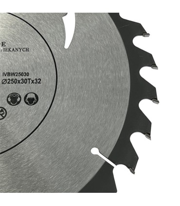 Tarcza do drewna 250x32x24T + Redukcje