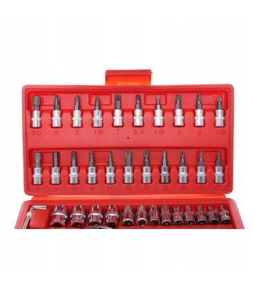 Klucze 46szt Zestaw Narzędziowy