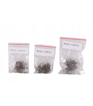 Zszywki do zgrzewarki plastiku RS16-RS46 600szt