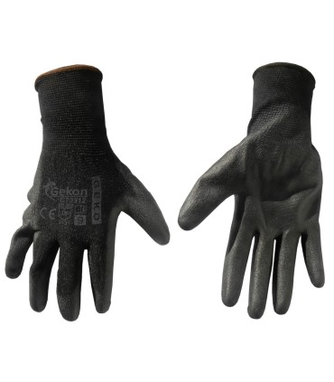 Rękawice ochronne GEKO r.9/czarne/