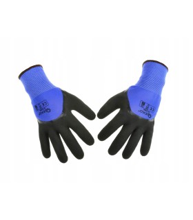 Rękawice robocze ochronne 3/4 pianka lateks r.9