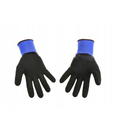 Rękawice robocze ochronne 3/4 pianka lateks r.10