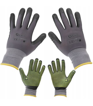 Rękawice robocze nylonowe r. 8