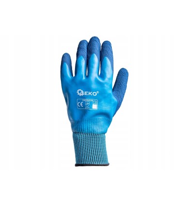 Rękawice robocze wodoodporne r. 9 /poliester lateks