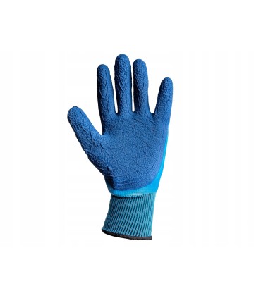 Rękawice robocze wodoodporne r. 11 /poliester – lateks/