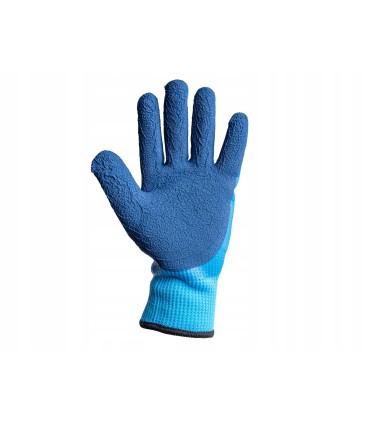 Rękawice robocze wodoodporne ocieplane r. 11 /jersey – lateks/ 