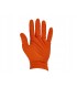 Rękawice nitrylowe SOLID GRIP 50szt. r. M pomarańczowe