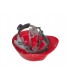 Kask ochronny budowlany BHP regulowany – czerwony