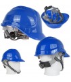 KASK OCHRONNY ROBOCZY BUDOWLANY HDPE REGULOWANY CE EN397 53–62CM NIEBIESKI