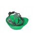 Kask ochronny budowlany BHP regulowany – zielony