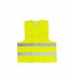 KAMIZELKA ODBLASKOWA 120 g/m2 ROZMIAR XL POLIESTER PASY ODBLASKOWE TRWAŁA