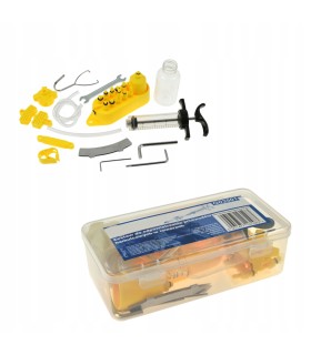 Zestaw do odpowietrzania przewodów hamulcowych w rowerach