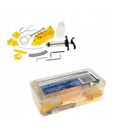 Zestaw do odpowietrzania przewodów hamulcowych w rowerach