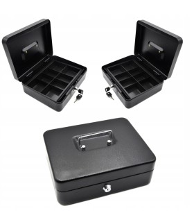 Kasetka na pieniądze 250x200x90mm na kluczyk