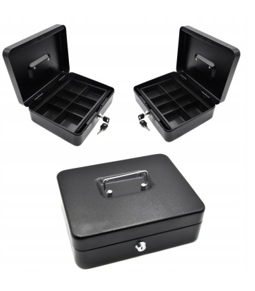 Kasetka na pieniądze 250x200x90mm na kluczyk