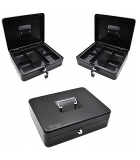 Kasetka na pieniądze 300x240x90mm na kluczyk 