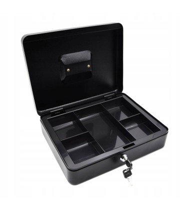 Kasetka na pieniądze 300x240x90mm na kluczyk 