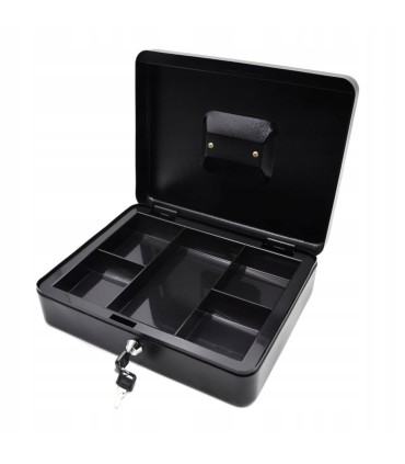 Kasetka na pieniądze 300x240x90mm na kluczyk 