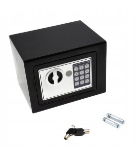 Sejf na szyfr i zamek elektroniczny 21x17x17cm
