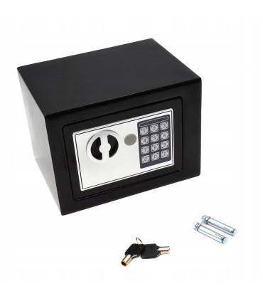 Sejf na szyfr i zamek elektroniczny 21x17x17cm