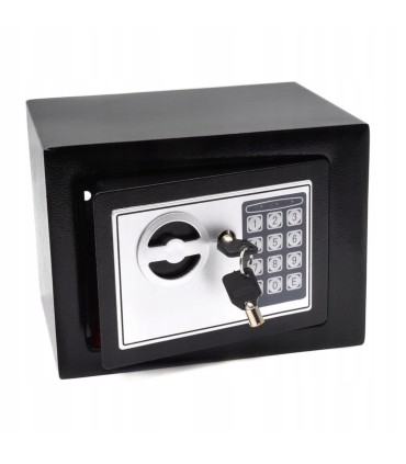 Sejf na szyfr i zamek elektroniczny 21x17x17cm