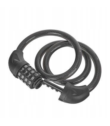 Zapięcie rowerowe na 4 cyfrowy szyfr 12x800mm