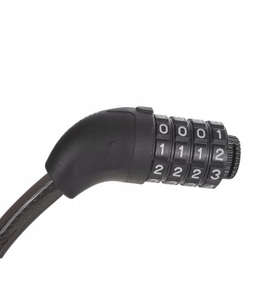 Zapięcie rowerowe na 4 cyfrowy szyfr 12x800mm