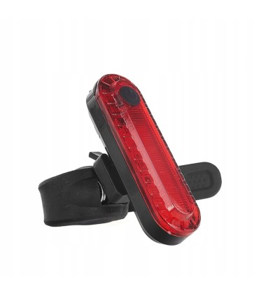 Wodoodporna lampka rowerowa USB IP54 – zestaw przód + tył