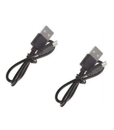 Wodoodporna lampka rowerowa USB IPX4 – zestaw przód + tył