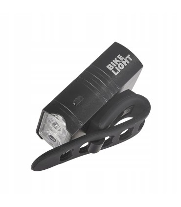 Wodoodporna lampka rowerowa USB IPX4 – zestaw przód (800lm/900mAh) + tył
 (120lm/120mAh)