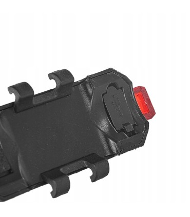 Wodoodporna lampka rowerowa USB IPX4 – zestaw przód (800lm/900mAh) + tył
 (120lm/120mAh)